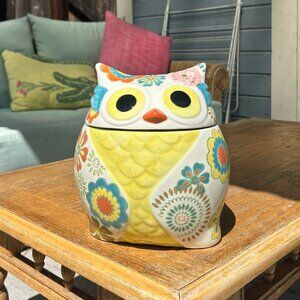 Pier 1 Imports Ceramic Owl Cookie Jar